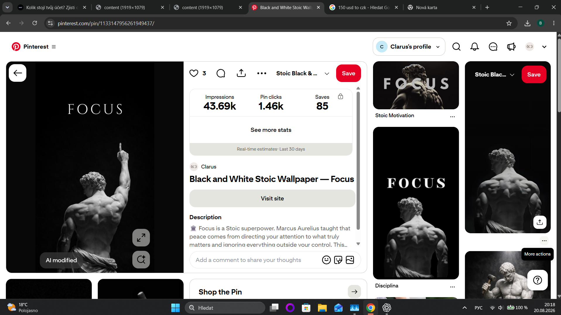 Pinterest účet — fotka 3