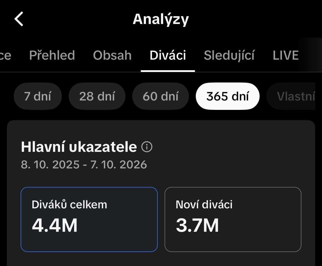TikTok účet — fotka 3