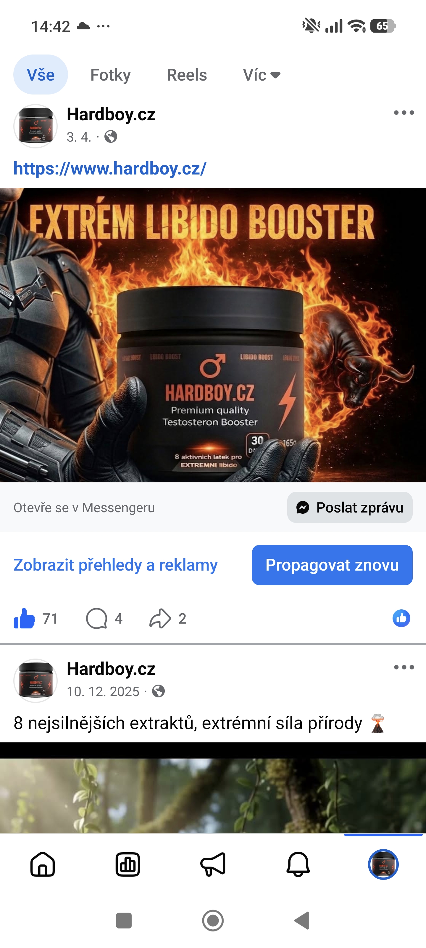 Facebook účet — fotka 2